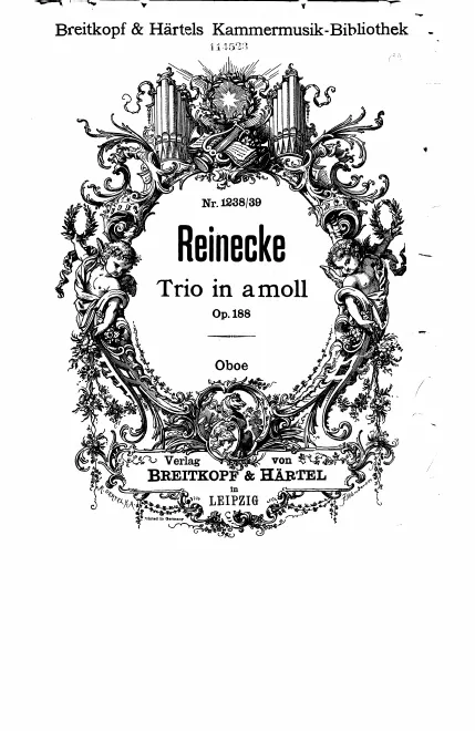 First page of Trio for piano, oboe and horn