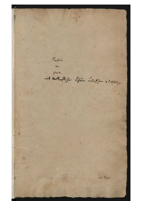 First page of Wer ist der, so von Edom kömmt