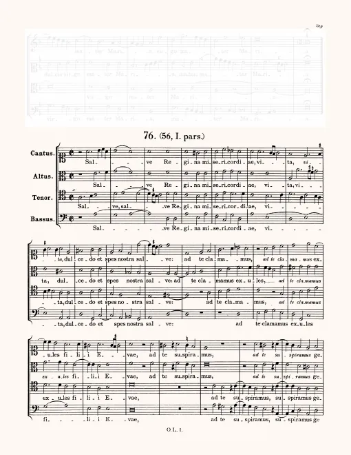 First page of Salve Regina
