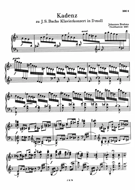 First page of Harpsichord Concerto in D minor, H.484