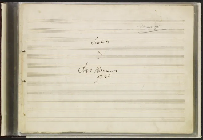 First page of String Sextet No.2