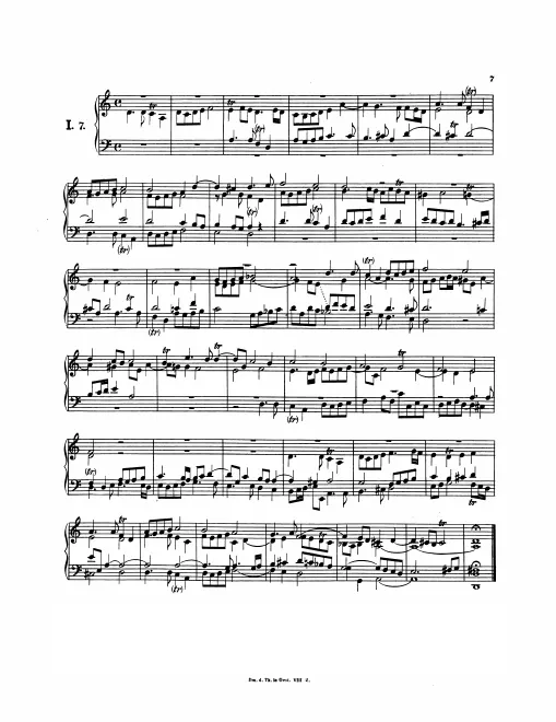 First page of Magnificat Fugue