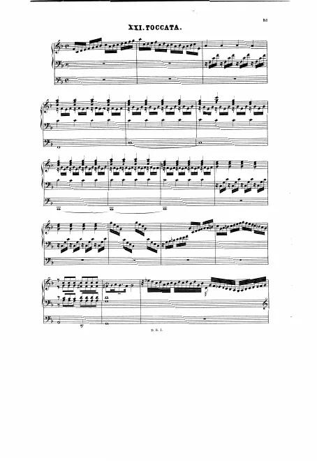 First page of Toccata in F major