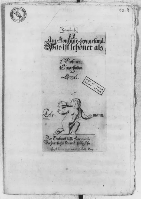 First page of Was ist schöner, als Gott dienen