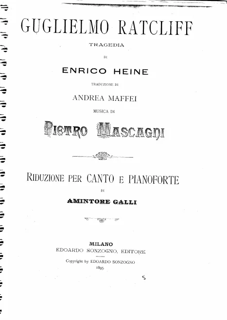 First page of William Ratcliff