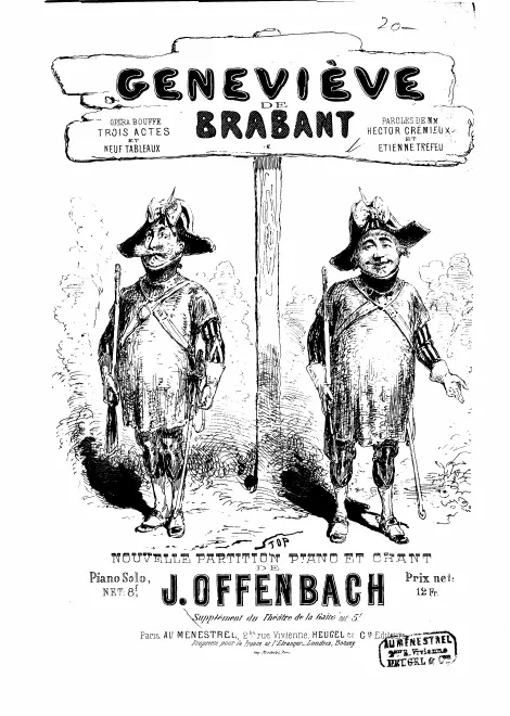 First page of Geneviève de Brabant