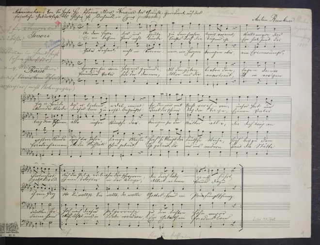 First page of An dem Feste