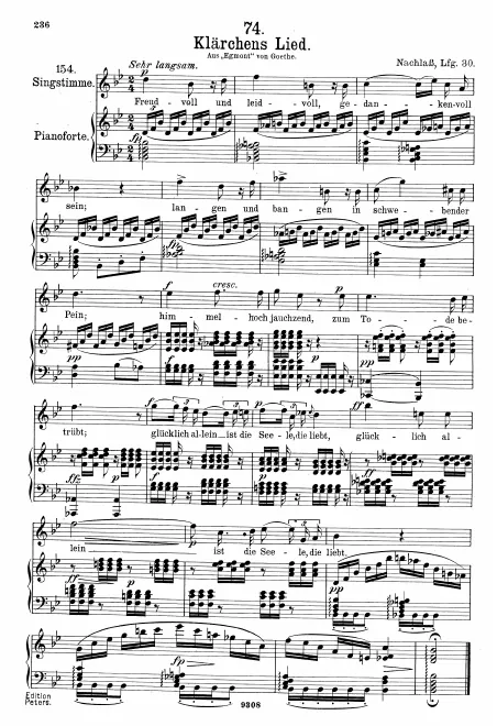 Complete Score (Original / High Voice, )