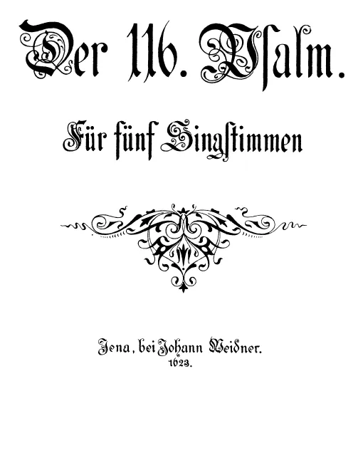 First page of Das ist mir lieb