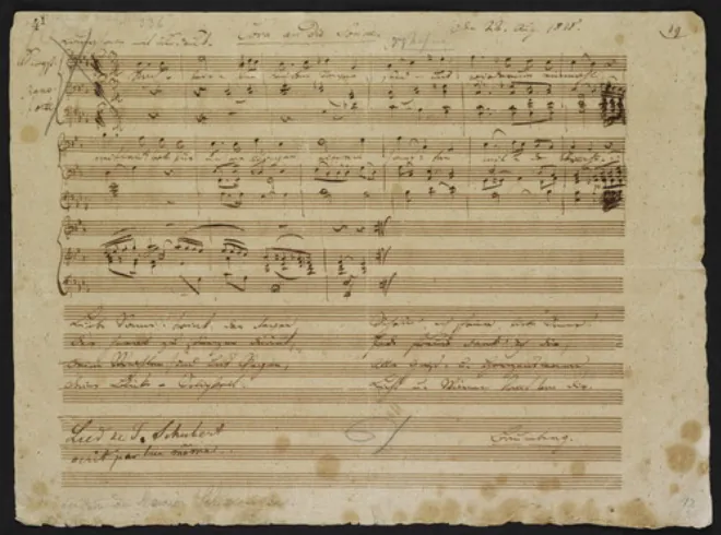 First page of Cora an die Sonne