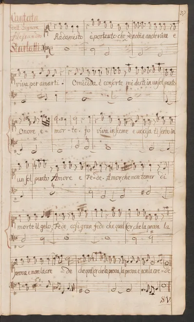 First page of Radamisto è portento che Zenobia