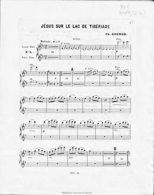 First page of Jésus sur le lac de Tibériade