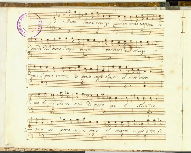 First page of Mesto, lasso e ramingo