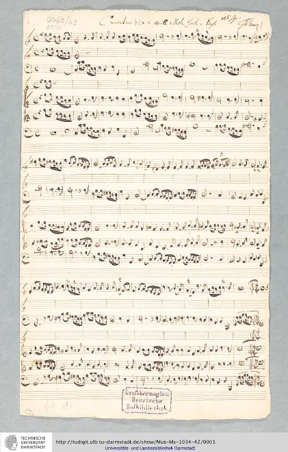 First page of Ouverture-Suite
