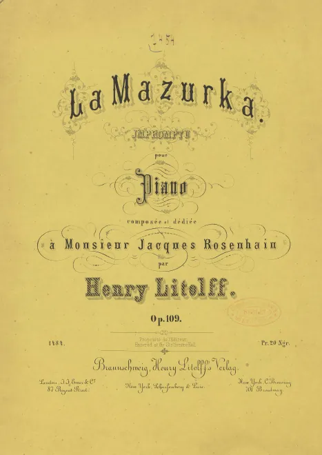 First page of La Mazurka