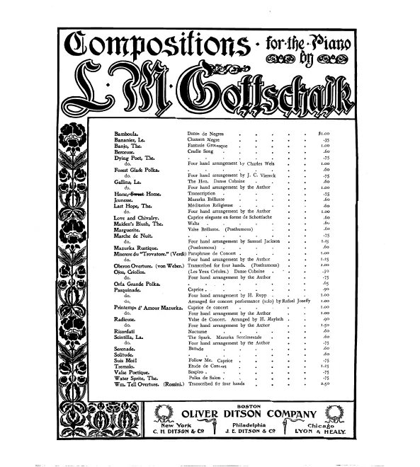 First page of Home Sweet Home, Op.51