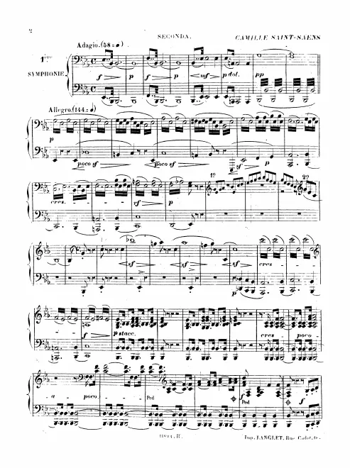 First page of Symphony No.1