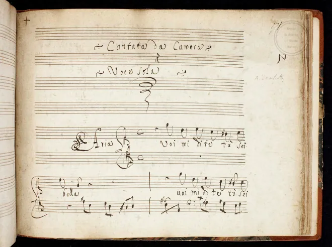 First page of Voi mi dite tu sei bella