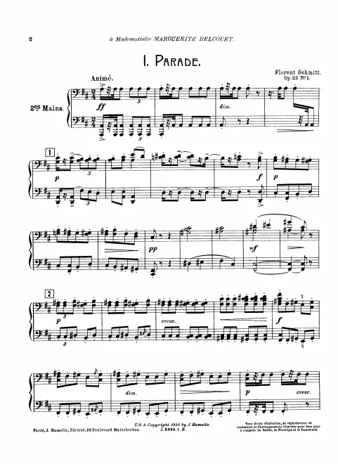 First page of Musiques foraines