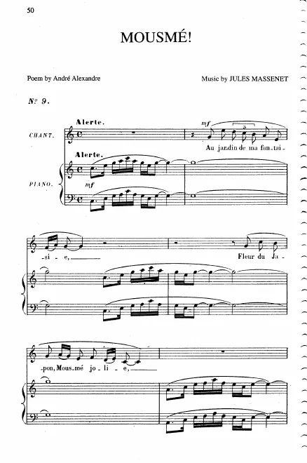 First page of Mousmé !