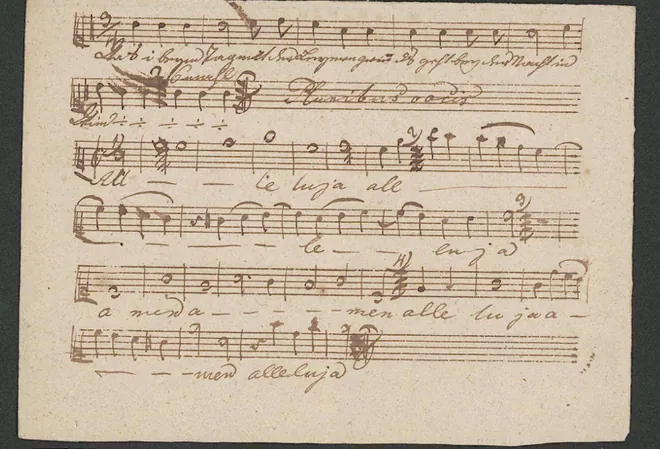 First page of Canon for 4 Voices