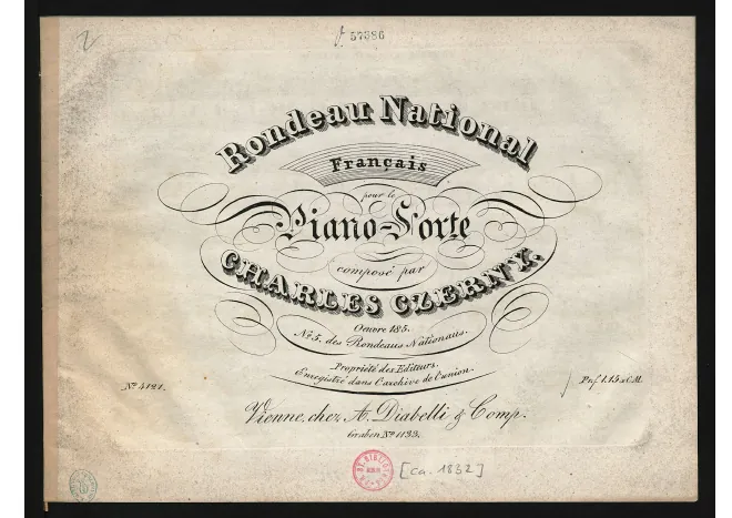 First page of Rondeau national français