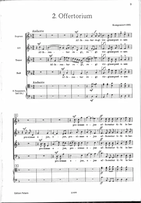 First page of Afferentur regi
