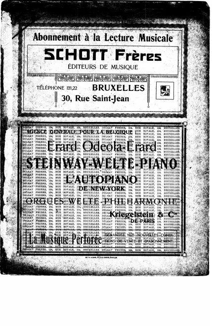 First page of Chants du voyageur