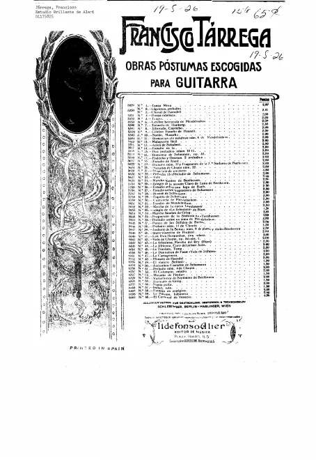 First page of Estudio brillante de Alard