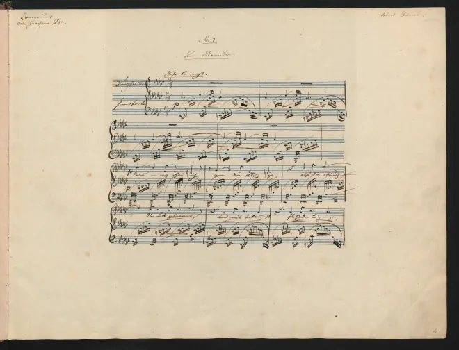 First page of Am Strande