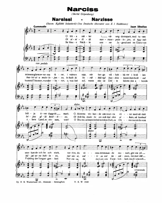 First page of Narciss