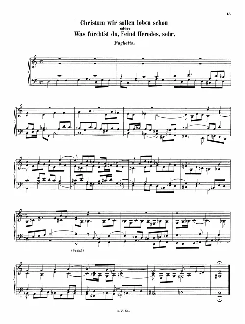 First page of Christum wir sollen loben schon