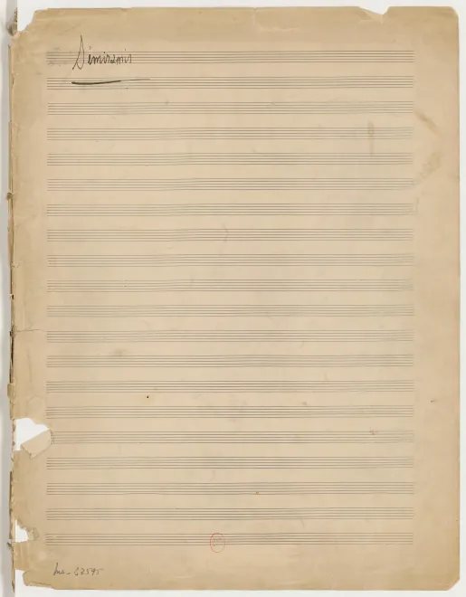 First page of Sémiramis
