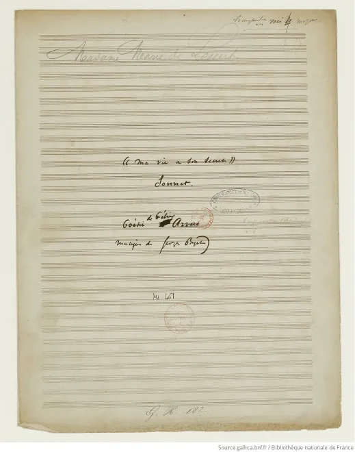 First page of Ma vie a son secret