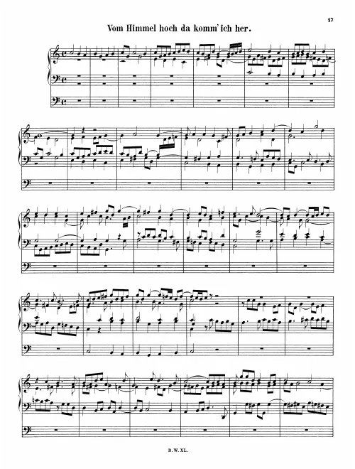 First page of Vom Himmel hoch, da komm ich her