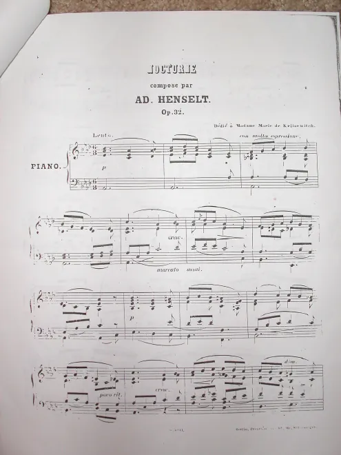 First page of Nocturne, Op.32