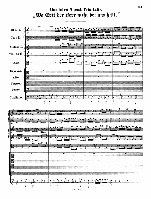 First page of Wo Gott der Herr nicht bei uns hält