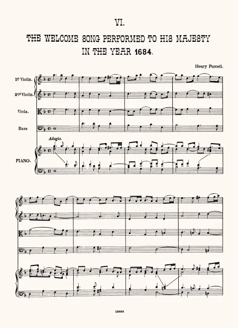 First page of From Those Serene and Rapturous Joys
