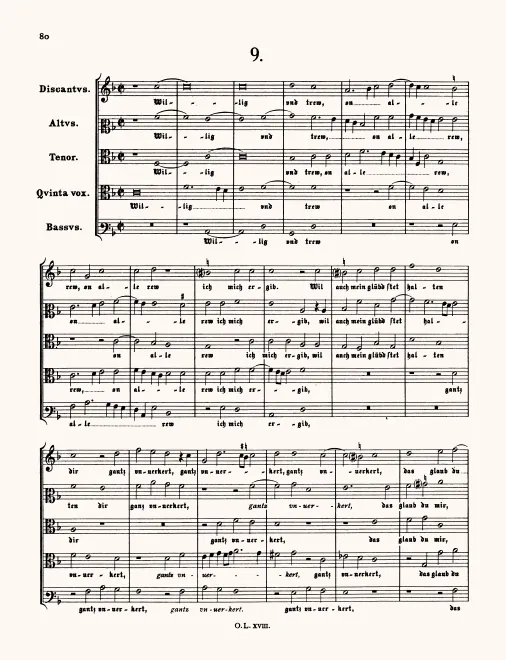 First page of Willig und treu