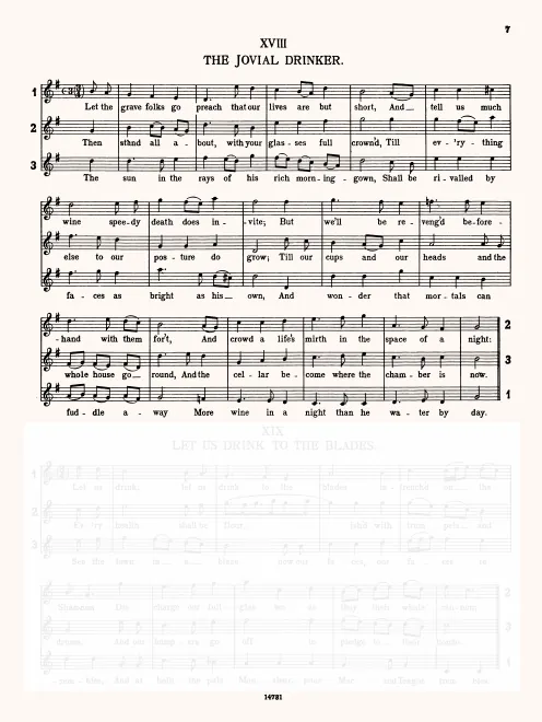 First page of Let the Grave Folks Go Preach