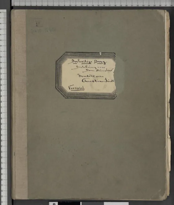 First page of Der Heilige Berg