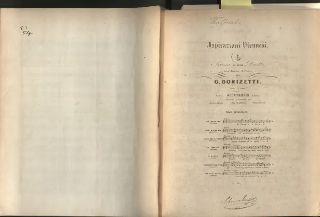 First page of Il sospiro