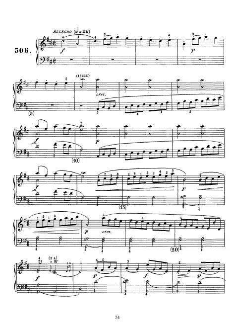 First page of Keyboard Sonata in D major