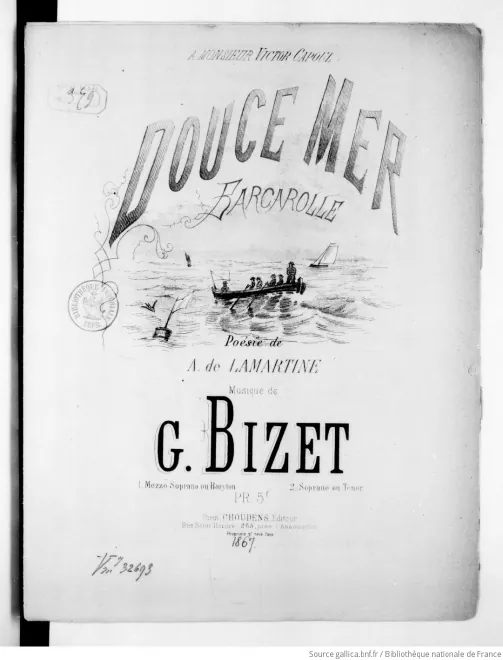 First page of Douce mer