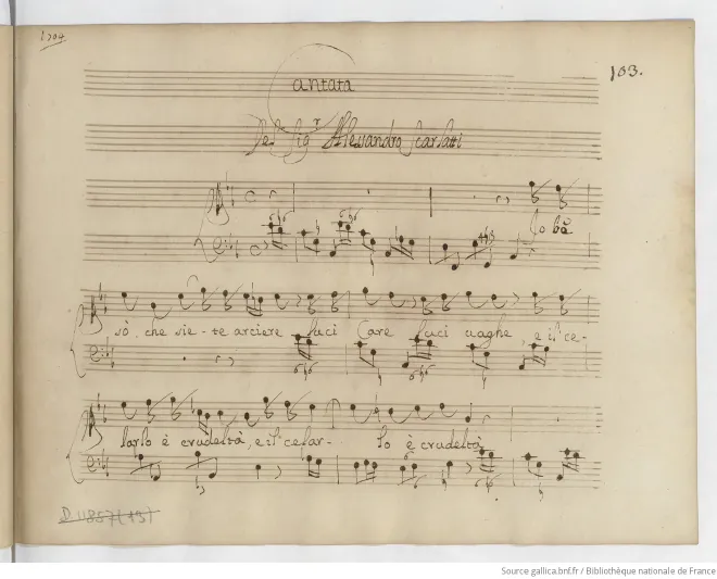 First page of Io ben so che siete arciere