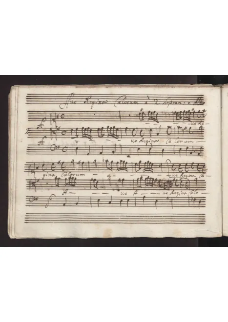 First page of Ave Regina Coelorum