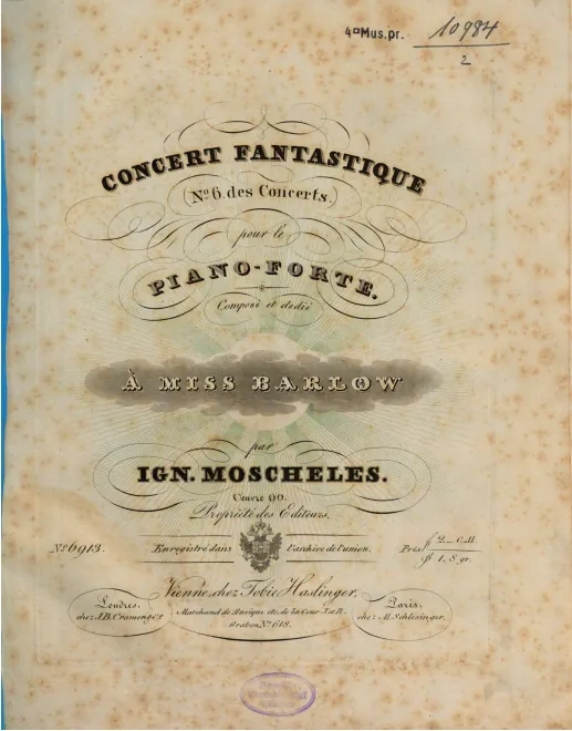 First page of Piano Concerto No.6