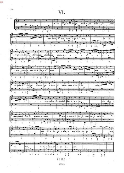 First page of Antiphon in A minor