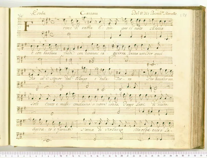 First page of Freme di rabbia Erode
