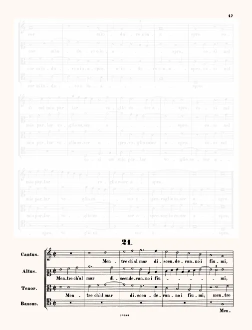 First page of Mentre ch'al mar